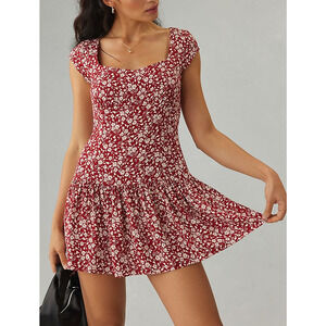 Reformation 'Olencia' Red Dress Size 10